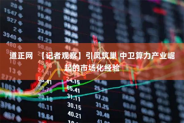 道正网  【记者观察】引凤筑巢 中卫算力产业崛起的市场化经验