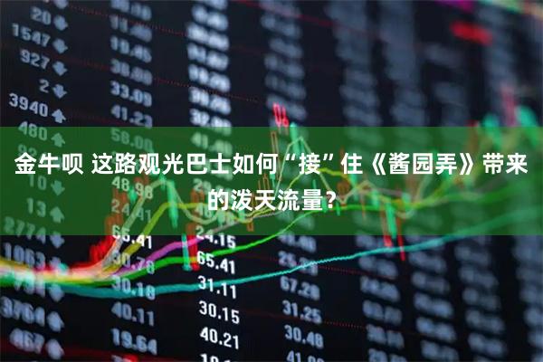 金牛呗 这路观光巴士如何“接”住《酱园弄》带来的泼天流量？