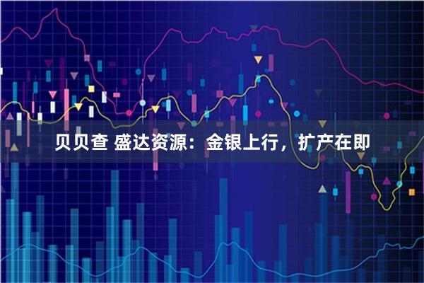 贝贝查 盛达资源：金银上行，扩产在即