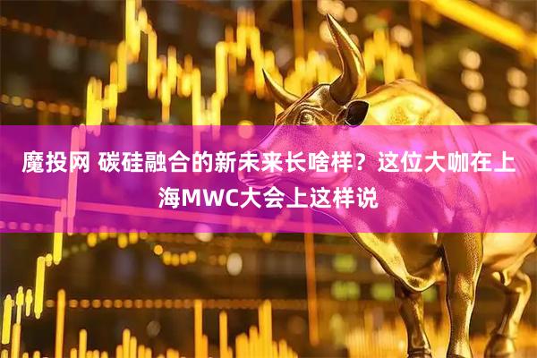 魔投网 碳硅融合的新未来长啥样？这位大咖在上海MWC大会上这样说