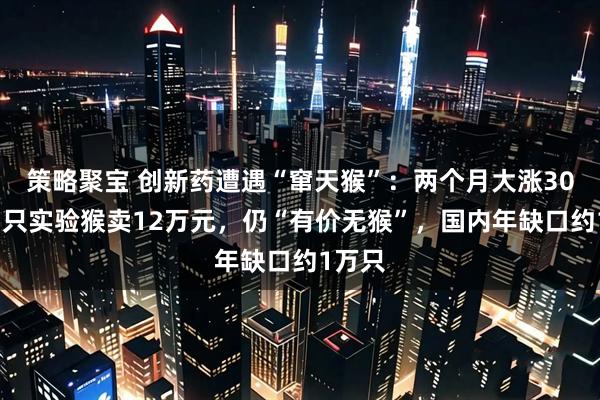 策略聚宝 创新药遭遇“窜天猴”:两个月大涨30%,1只实验猴卖12万元,仍“有价无猴”,国内年缺口约1万只